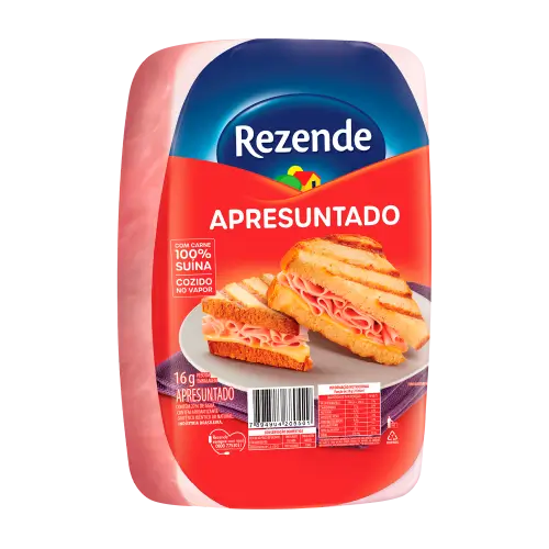 Apresuntado embalado em plástico