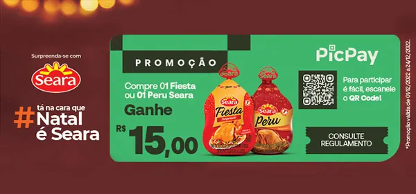 Promoção Natal Seara com PicPay