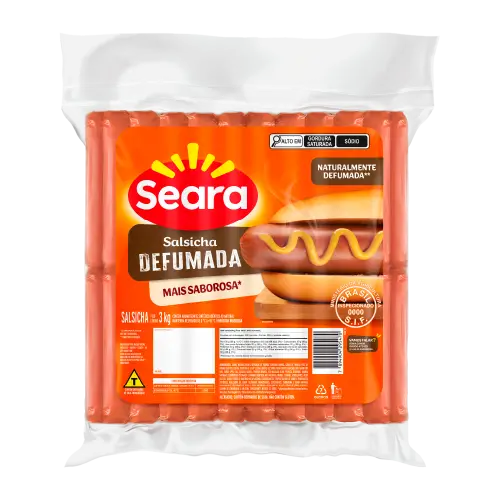 Salsicha Defumada Seara 3kg