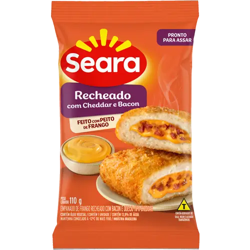 Empanado Cheddar e Bacon Seara 110g