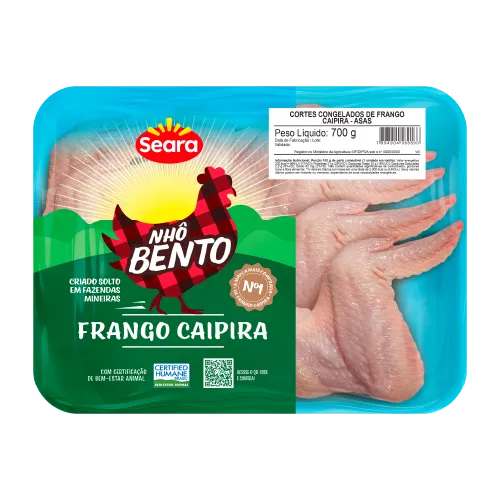 Asa Inteira Caipira Bandeja Nhô Bento 700g