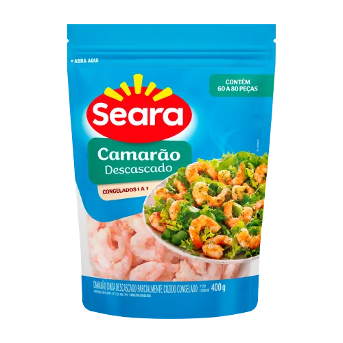 Camarão Descascado 60/80 Seara 400g