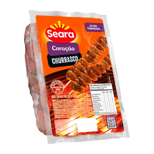 Coração Temperado Churrasco Seara