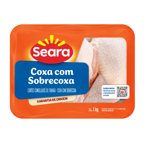 Coxa com Sobrecoxa Bandeja Congelada Seara 1kg