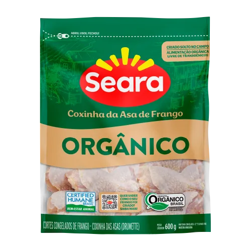 Coxinha da Asa Seara Orgânico 600g