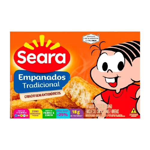 Empanados Tradicional Seara Turma da Mônica 300g