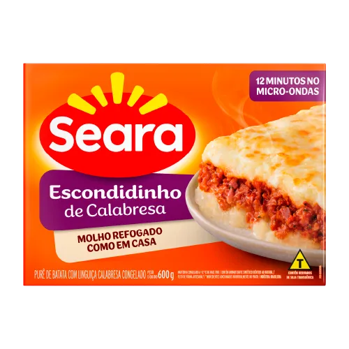 Escondidinho de Calabresa Seara 600g