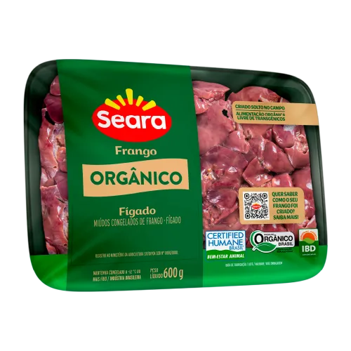 Fígado Bandeja Seara Orgânico 600g