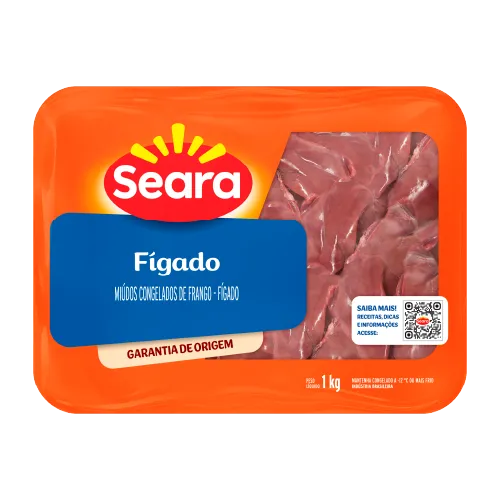 Fígado de Frango Bandeja Congelada Seara 1kg