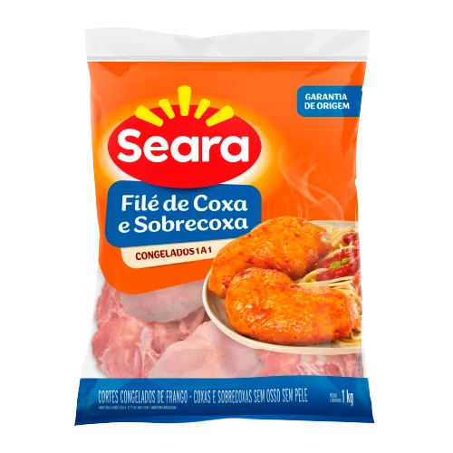 Filé de Coxa e Sobrecoxa Seara 1kg