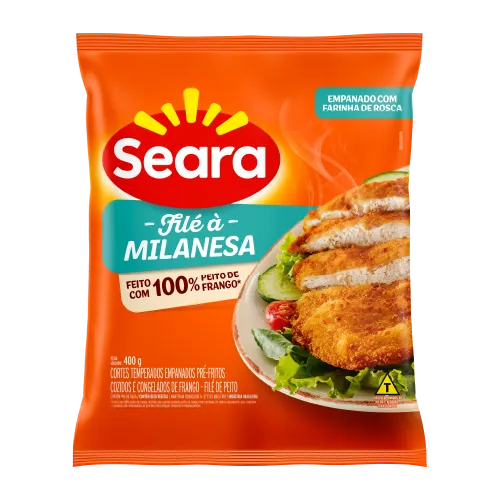 Filé de Frango à Milanesa Seara 400g