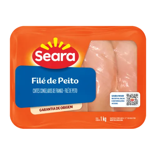 Filé de Peito Bandeja Congelada Seara 1kg