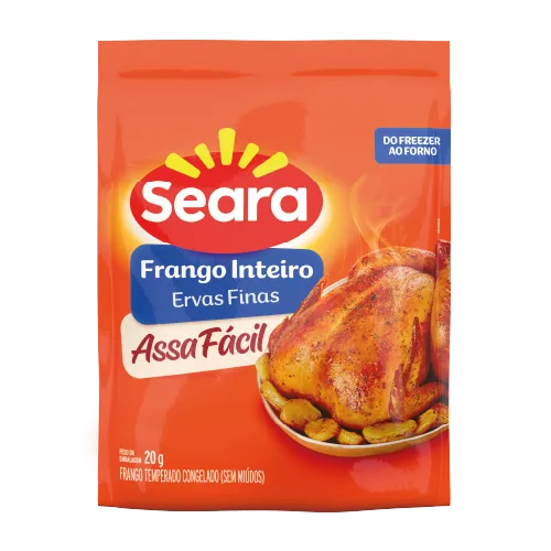 Frango Inteiro Temperado Seara Assa Fácil