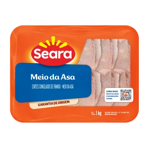 Meio da Asa Bandeja Congelada Seara 1kg