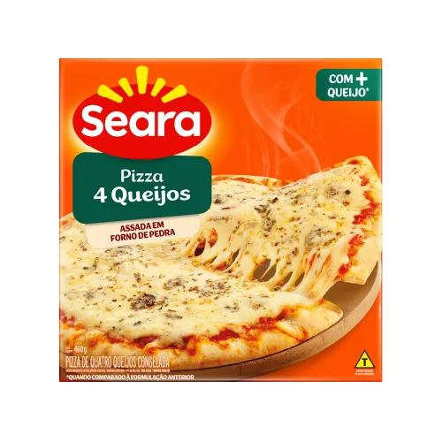 Pizza Quatro Queijos Seara 460g