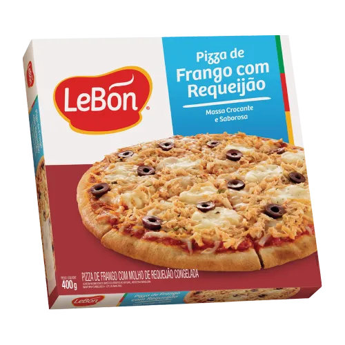 Pizza de Frango com Requeijão Lebon 400g