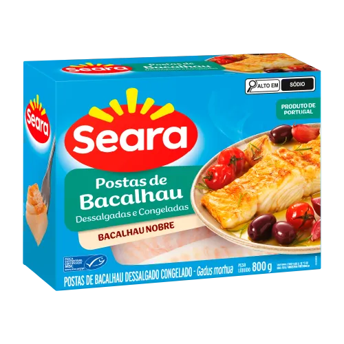 Postas de Bacalhau Seara 800g