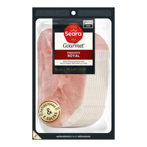 Presunto Royal Seara Gourmet 100g