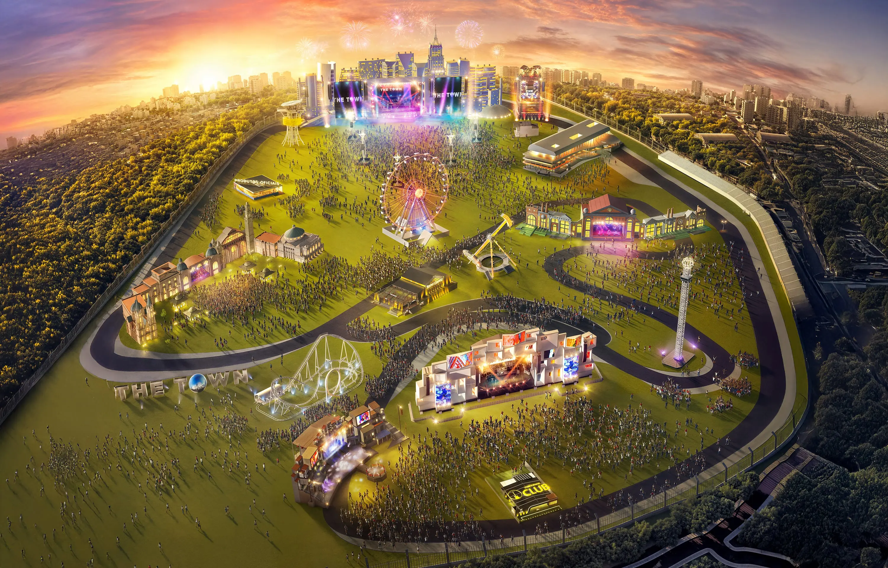 Mapa - The Town 2025