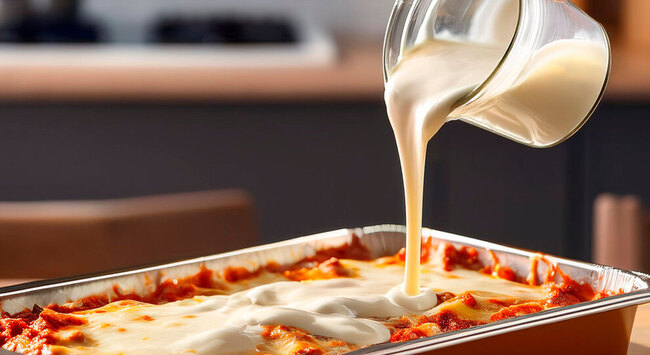 Molho branco simples para lasanha