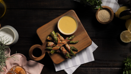 Bacon Enroladinho com Aspargos