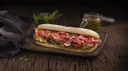 Sanduíche de Mortadela Defumada Bella