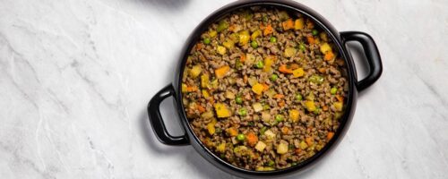 Carne moída com legumes