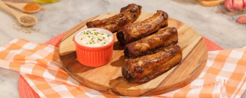 Costelinha de porco na airfryer