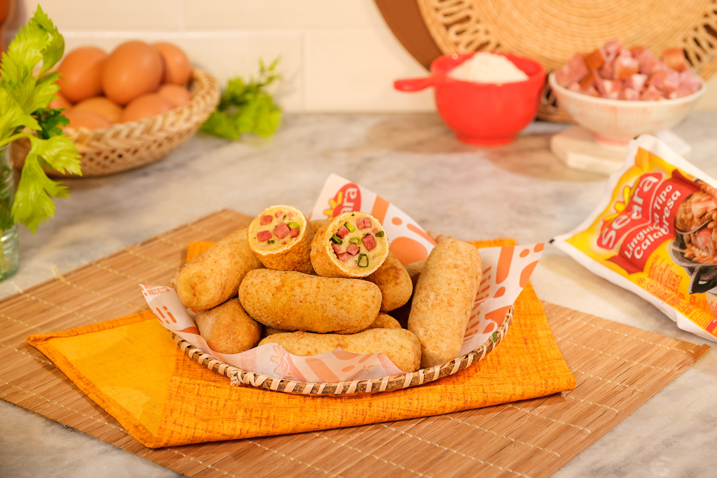 Croquete de Calabresa