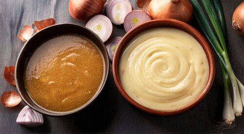 Descubra a diferença entre creme de cebola e sopa de cebola