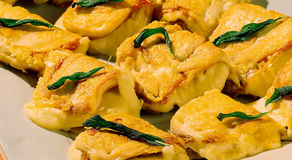 Escalope de Frango com Muçarela