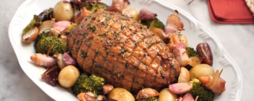 Peito de Fiesta Seara Recheado e Legumes Assados