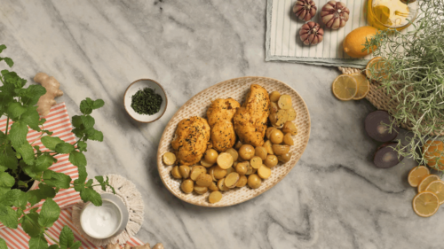 Frango Assado com Batata