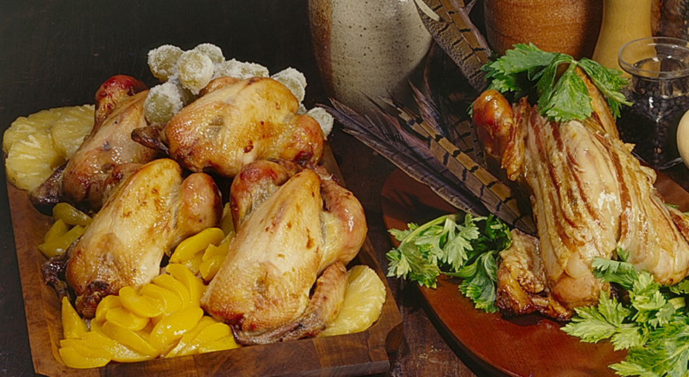 Frango de Leite com Pêssego