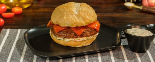 Hambúrguer Gourmet com Maionese de Chimichurri