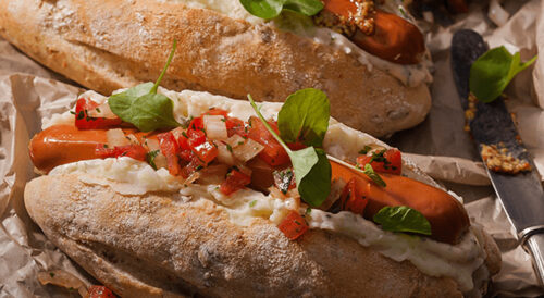 Hot dog de Salsicha Viena