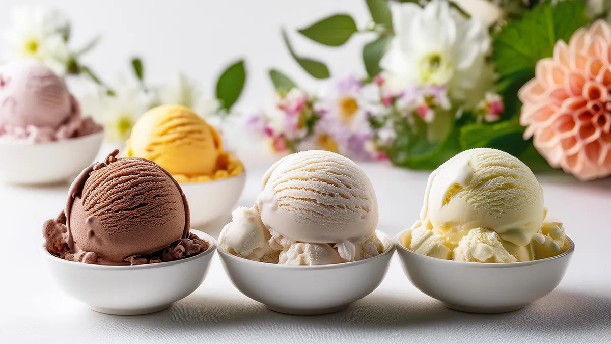 Receita de sorvete para a primavera: sabores refrescantes para a nova estação