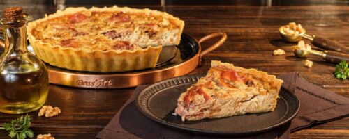 Quiche de Queijo e Presunto