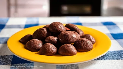Mochi de chocolate