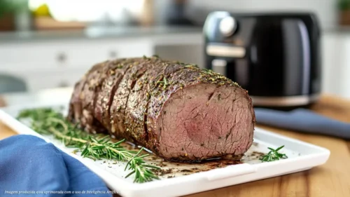 Lombo bovino na airfryer