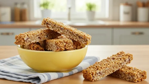 Barrinha de cereal caseira