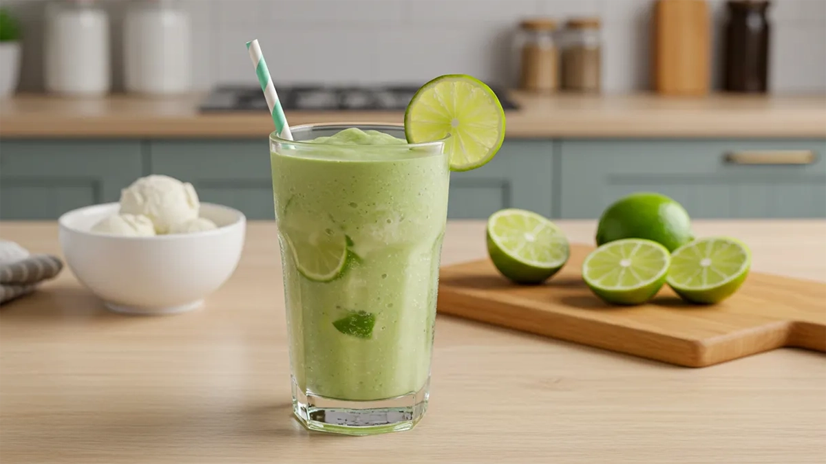 Caipirinha gourmet com sorvete