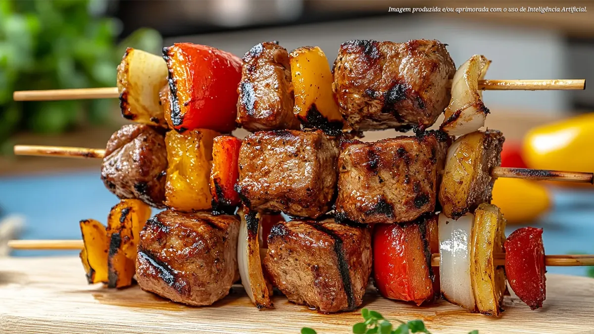 Espetinho oriental: como preparar esse aperitivo diferente e delicioso
