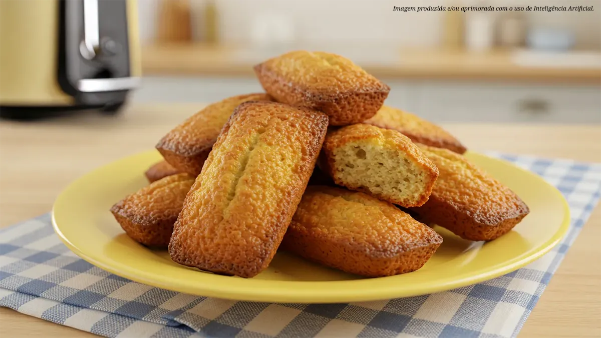 Financier francês na airfryer