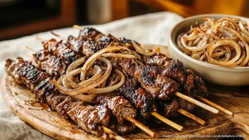 Quantos espetinhos se faz com 1kg de carne?
