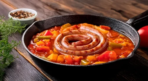 Linguiça de costela à Califórnia
