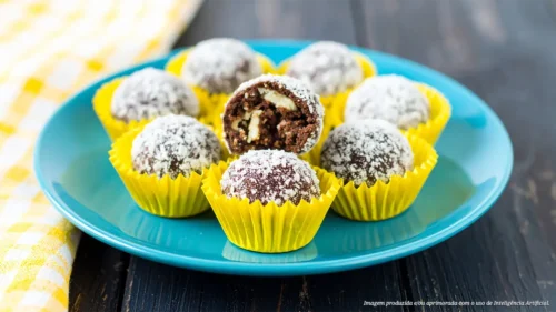 Brigadeiro de palha italiana