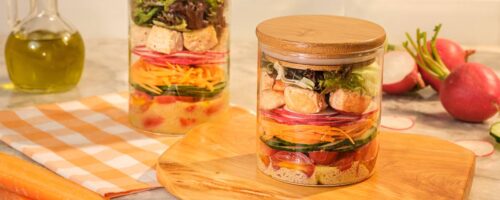 Salada de Pote com Frango