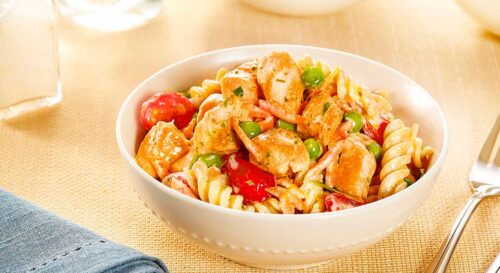 Salada Fria de Frango Com Iogurte e Maçã