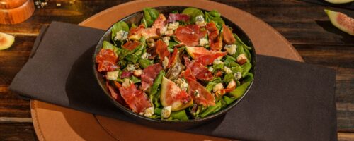 Salada Verde com Presunto Cru Italiano